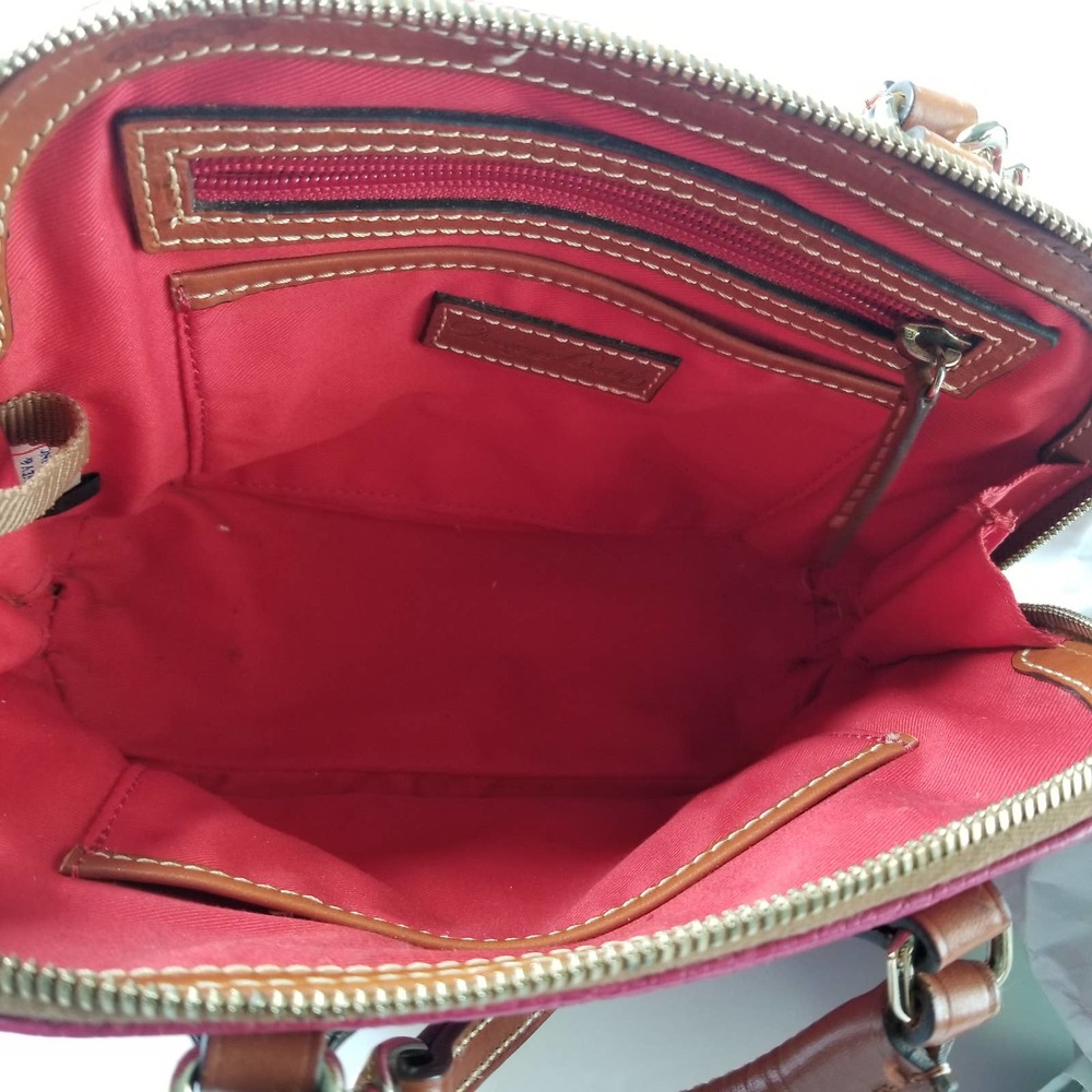 Dooney & Bourke Saffiano Leather Top Zip Crossbody Bag - Picture 6 of 10